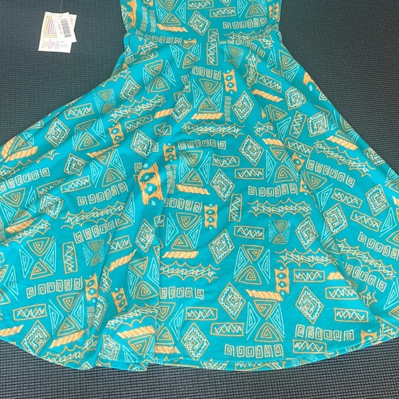 NWT LuLaRoe Nicole Dress midi full circle skirt scoop neck fitted bodice XS & L - Picture 7 of 15